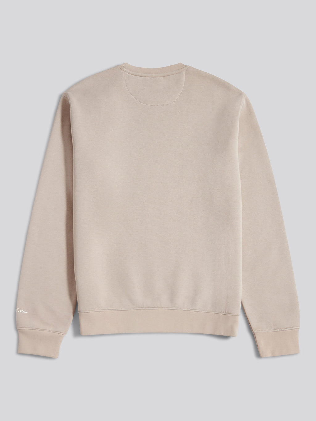 Mens Tonal Double Horsemen Print Crew in Atmosphere