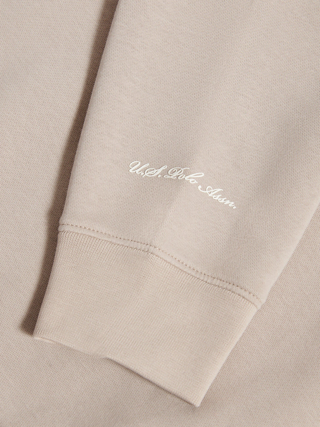 Mens Tonal Double Horsemen Print Crew in Atmosphere