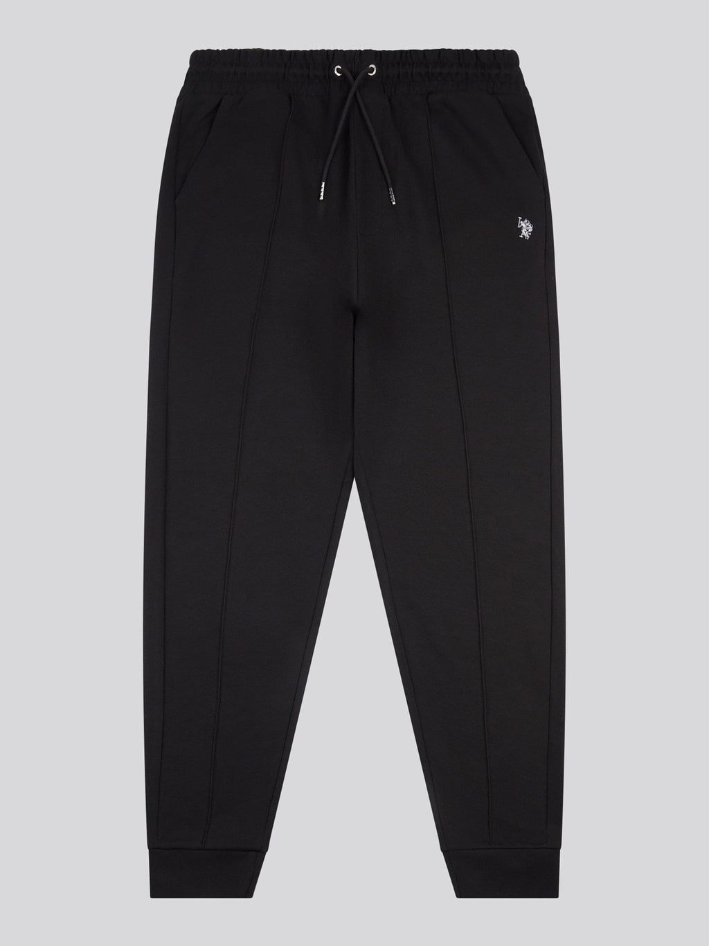 Mens Smart Interlock Jogger in Black Bright White DHM