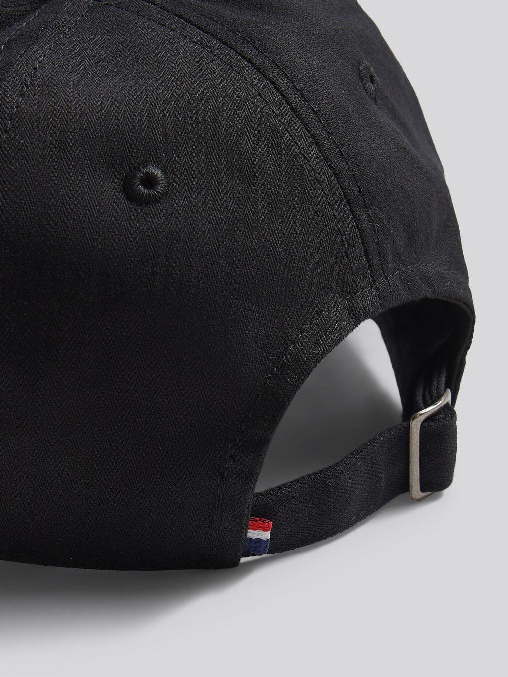 Mens Herringbone Cap in Black