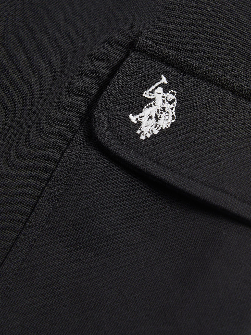 Mens Smart Utility Short in Black Bright White DHM
