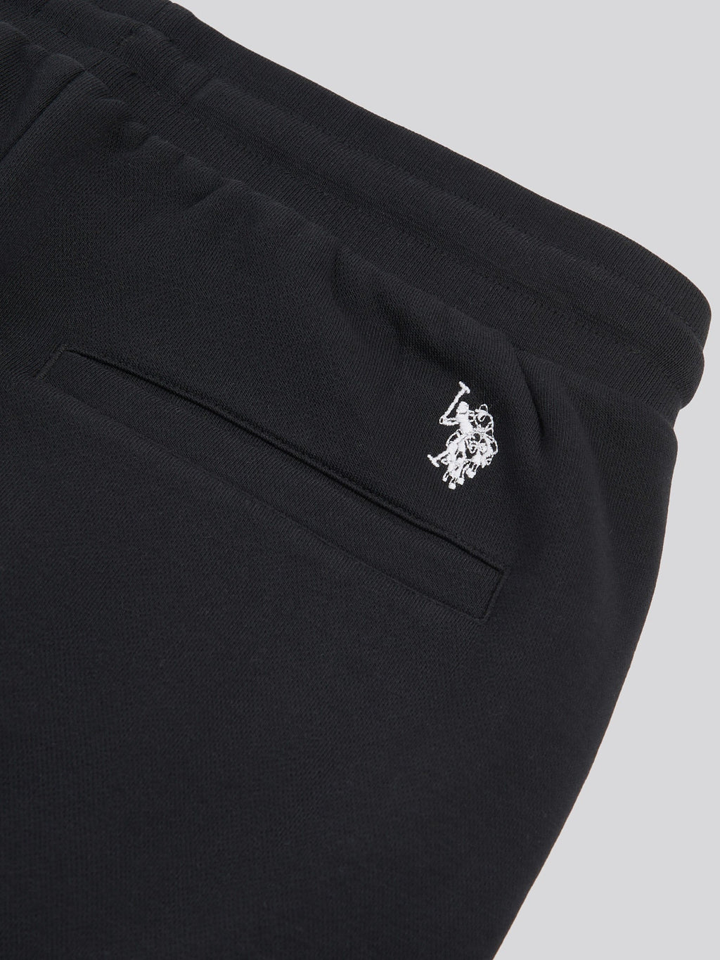 Mens Double Horsemen Cargo Sweat Jogger in Black