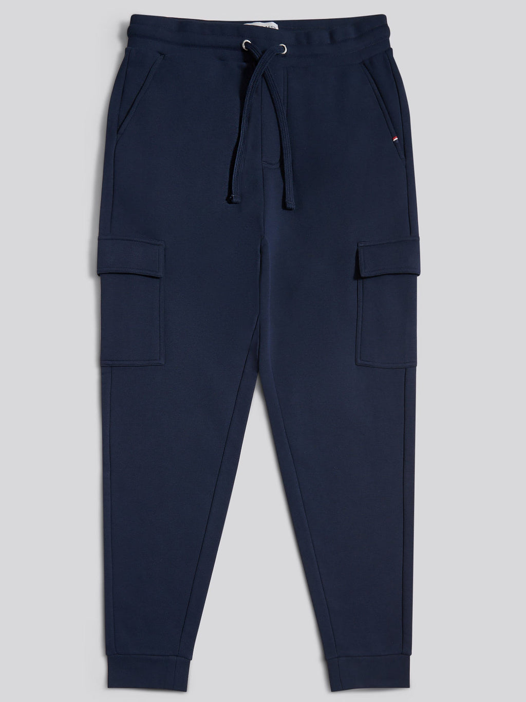 Mens Double Horsemen Cargo Sweat Jogger in Dark Sapphire Navy / Moonlight Blue DHM