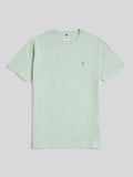 Mens Rib Texture T-Shirt Aqua Foam