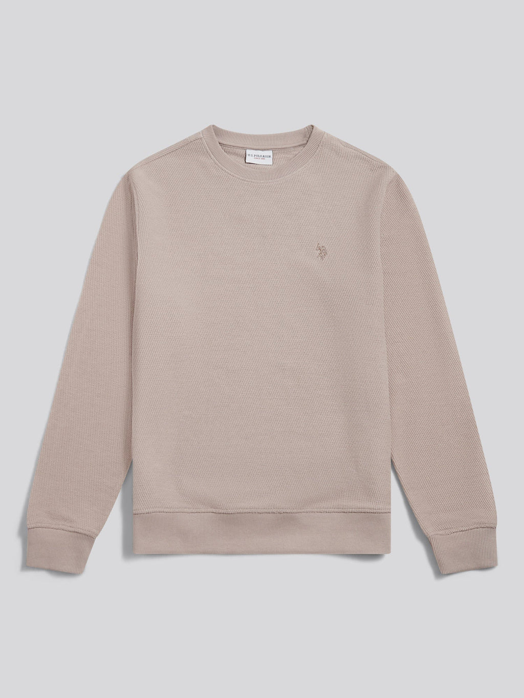 Mens Smart Texture Jersey Crew Sweatshirt Atmosphere