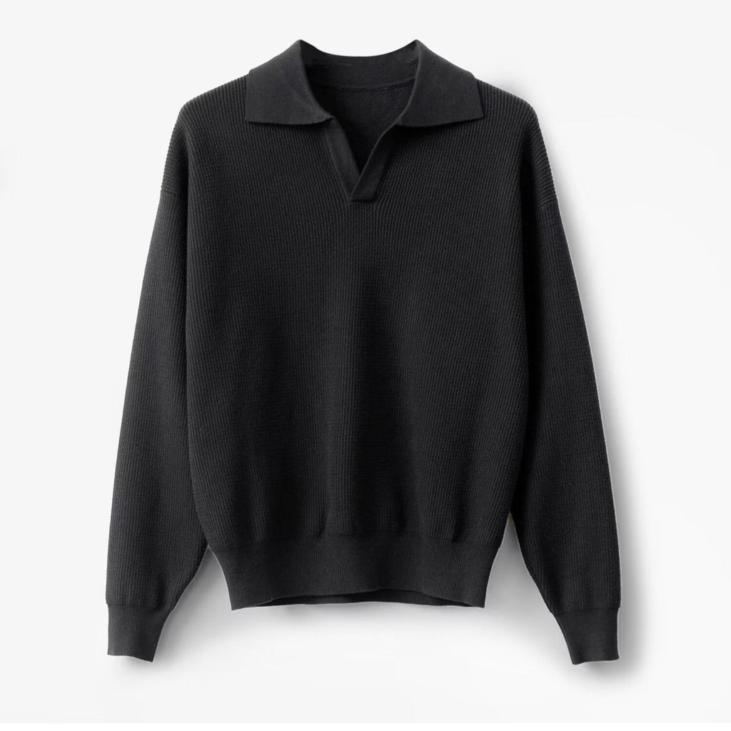 Men's Solid Color Loose Long Sleeves