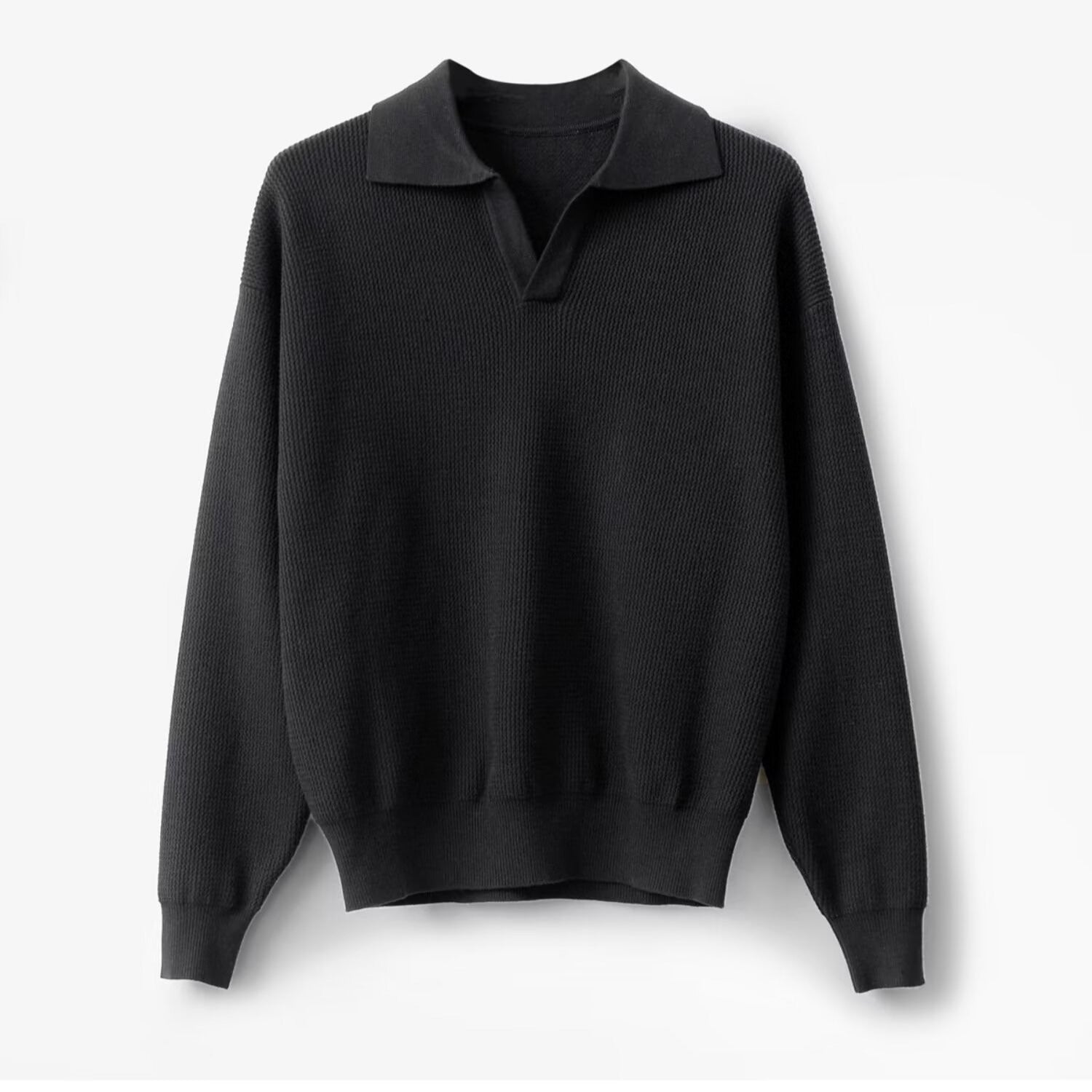 Men's Solid Color Loose Long Sleeves