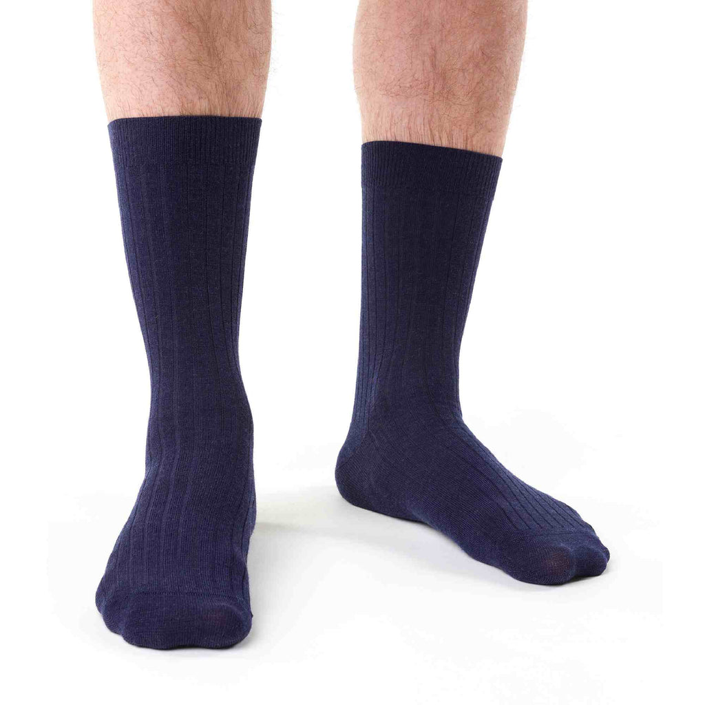 1 Pack Mens Non Elastic Merino Wool Socks
