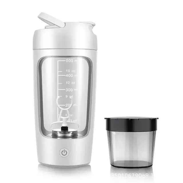 Electric Protein Shaker Bottle Portable USB Blender Cup for Gym, Fitness, and Supplements
