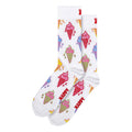 Multi Coloured Ice Cream Design Socks for Men and Women