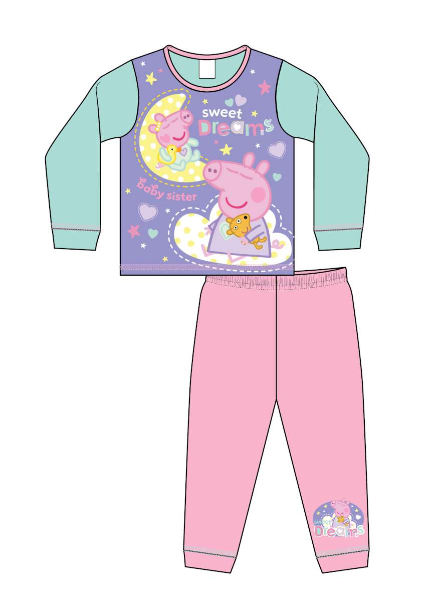 Peppa Pig Kids Character Pyjamas