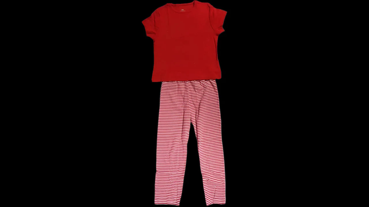Kids Red Striped Pyjamas