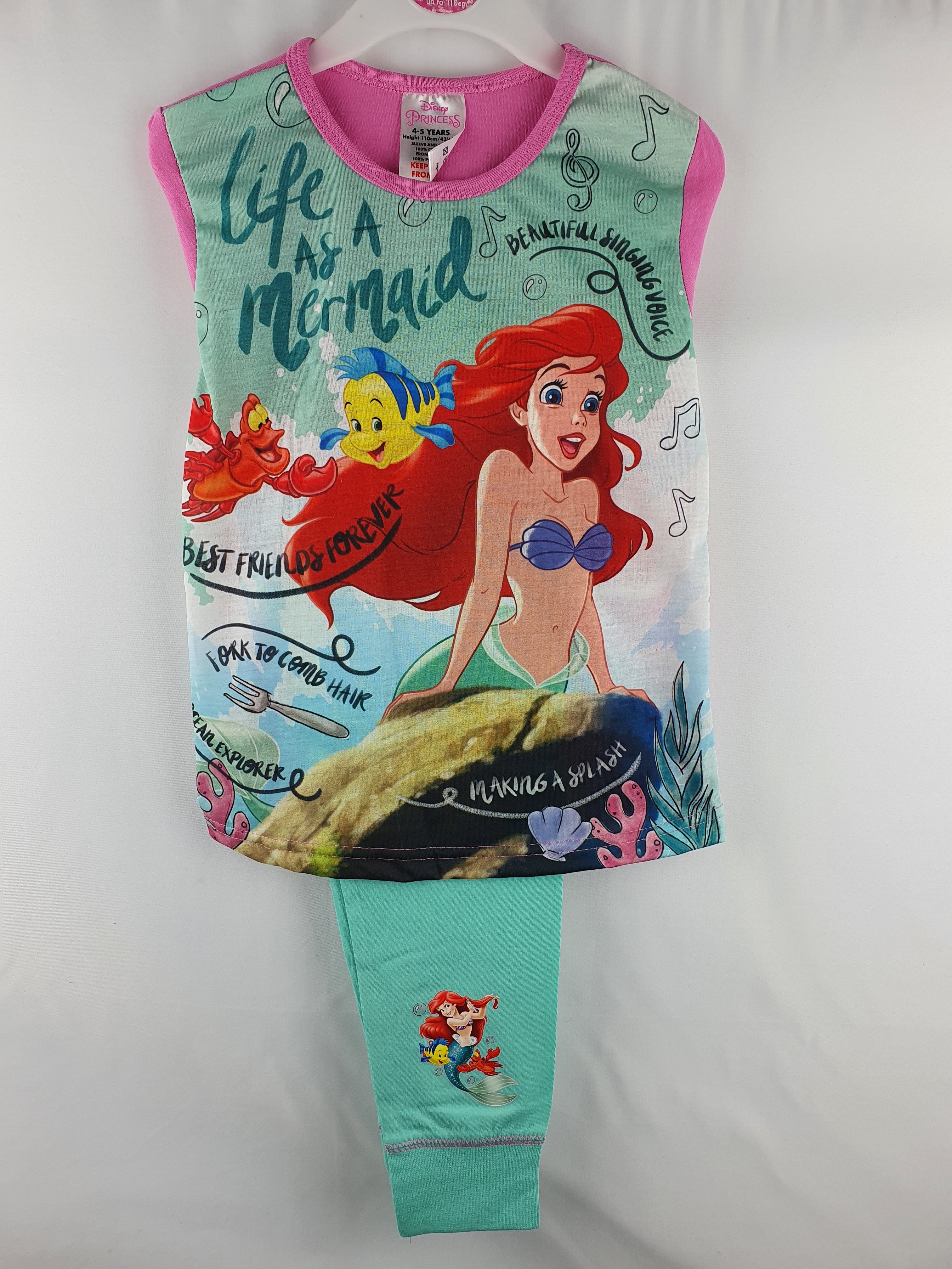 Little Mermaid Kids Character Pyjamas