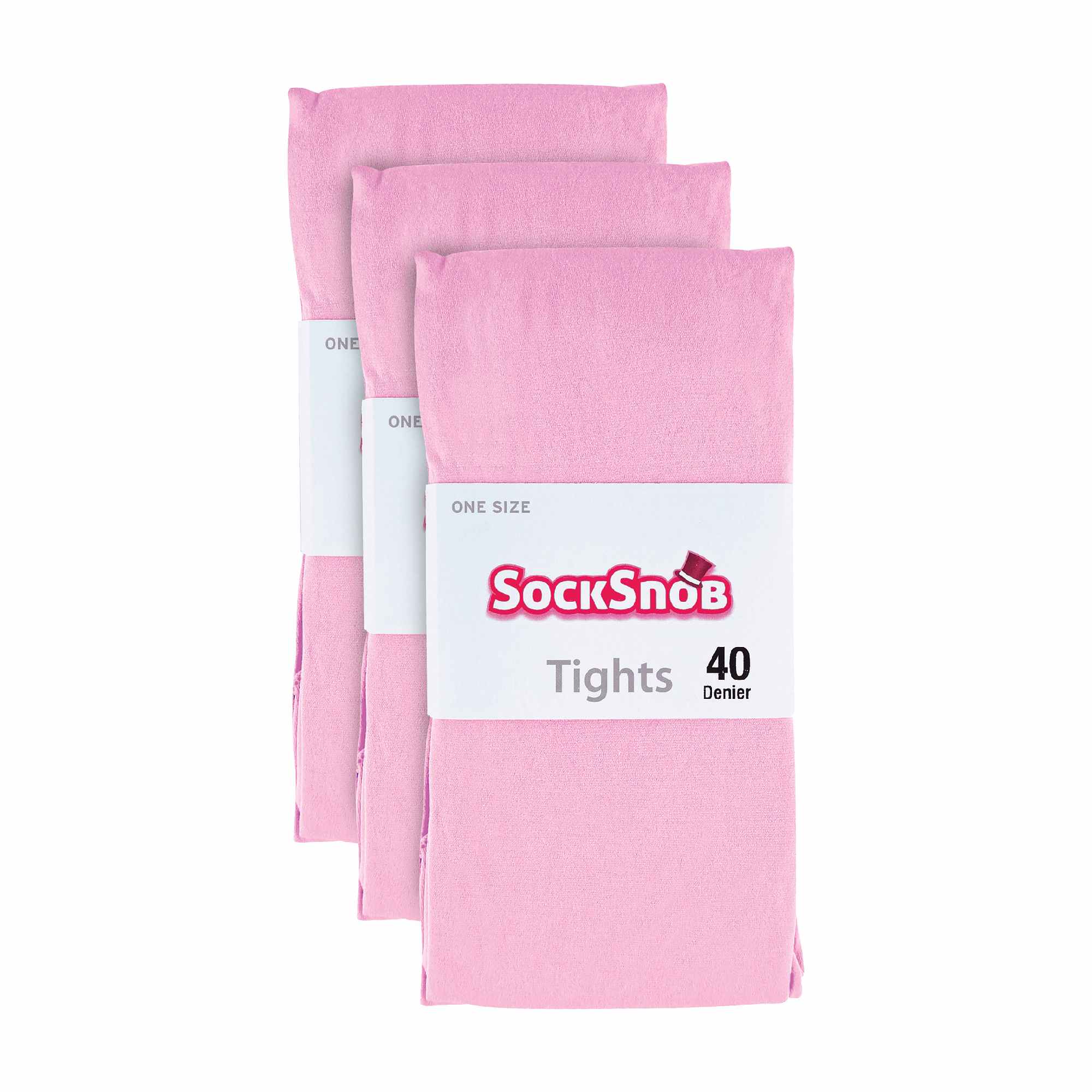 Ladies 3 Pair 40 Denier Comfortable Soft Bright Pastel Coloured Tights