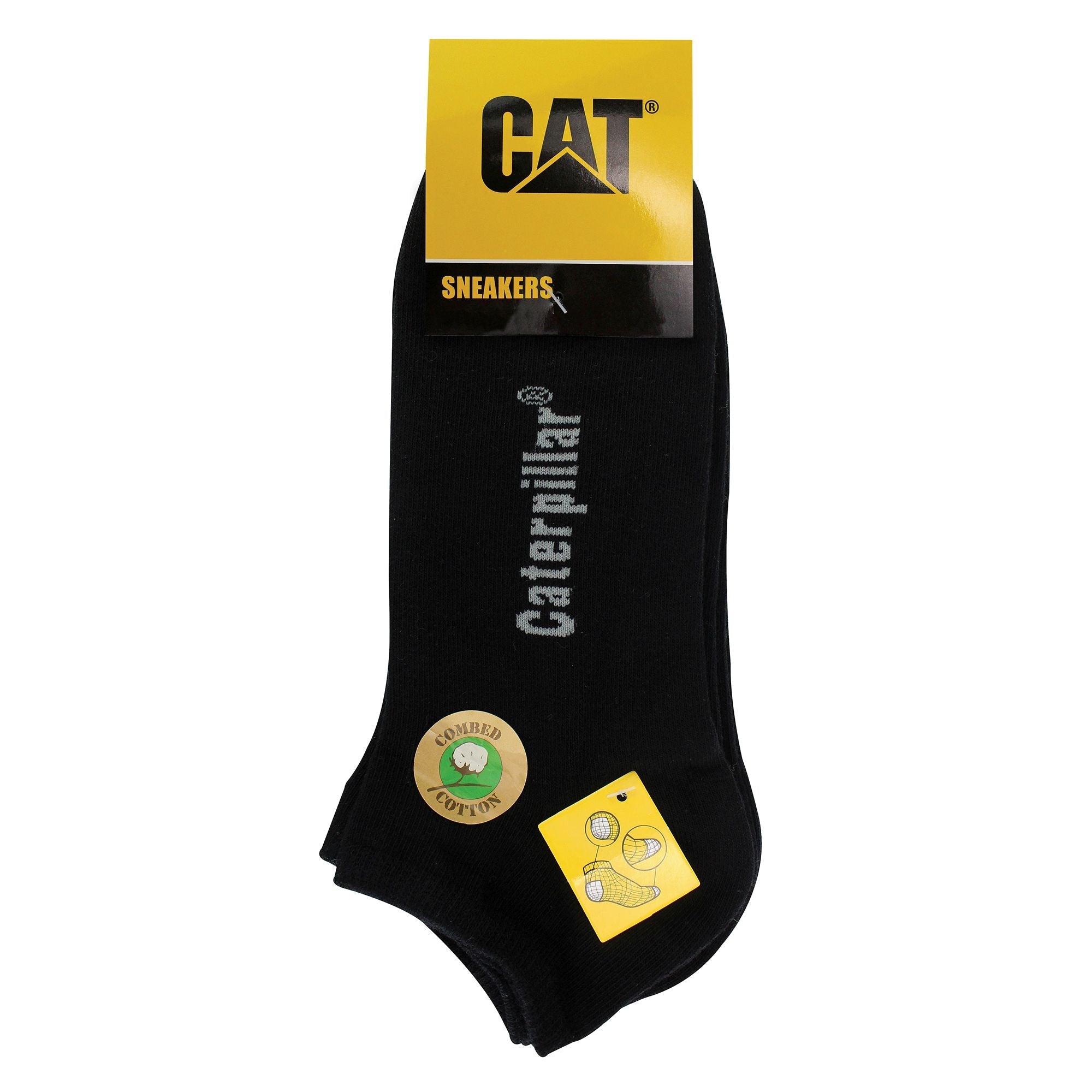 Mens 5 Pack Cotton Rich Trainer Work Socks