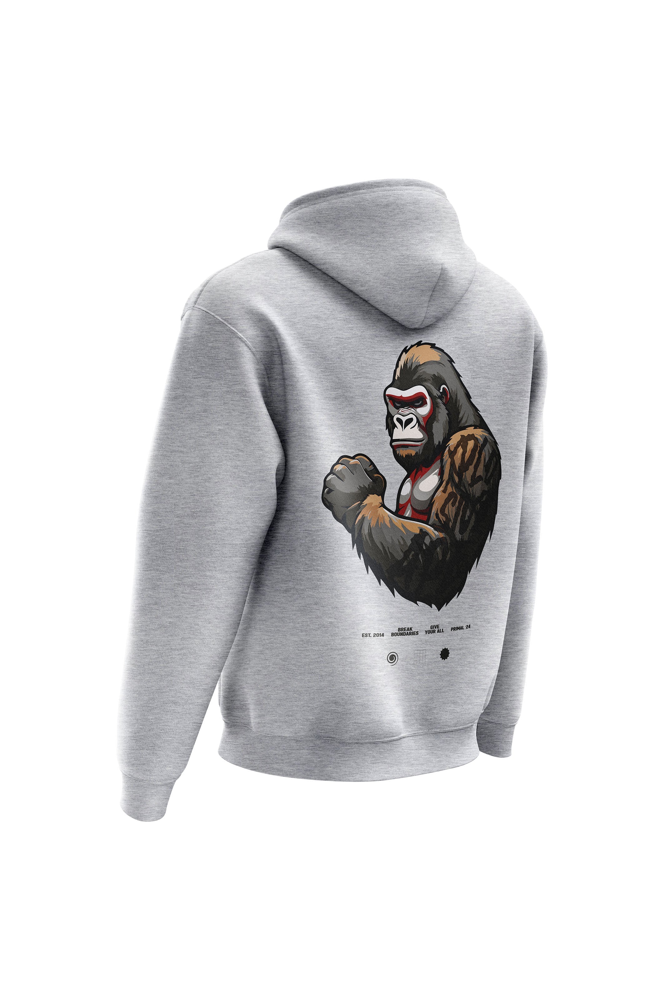 XAPE Powerhouse V3 Hoodie - Heather Grey