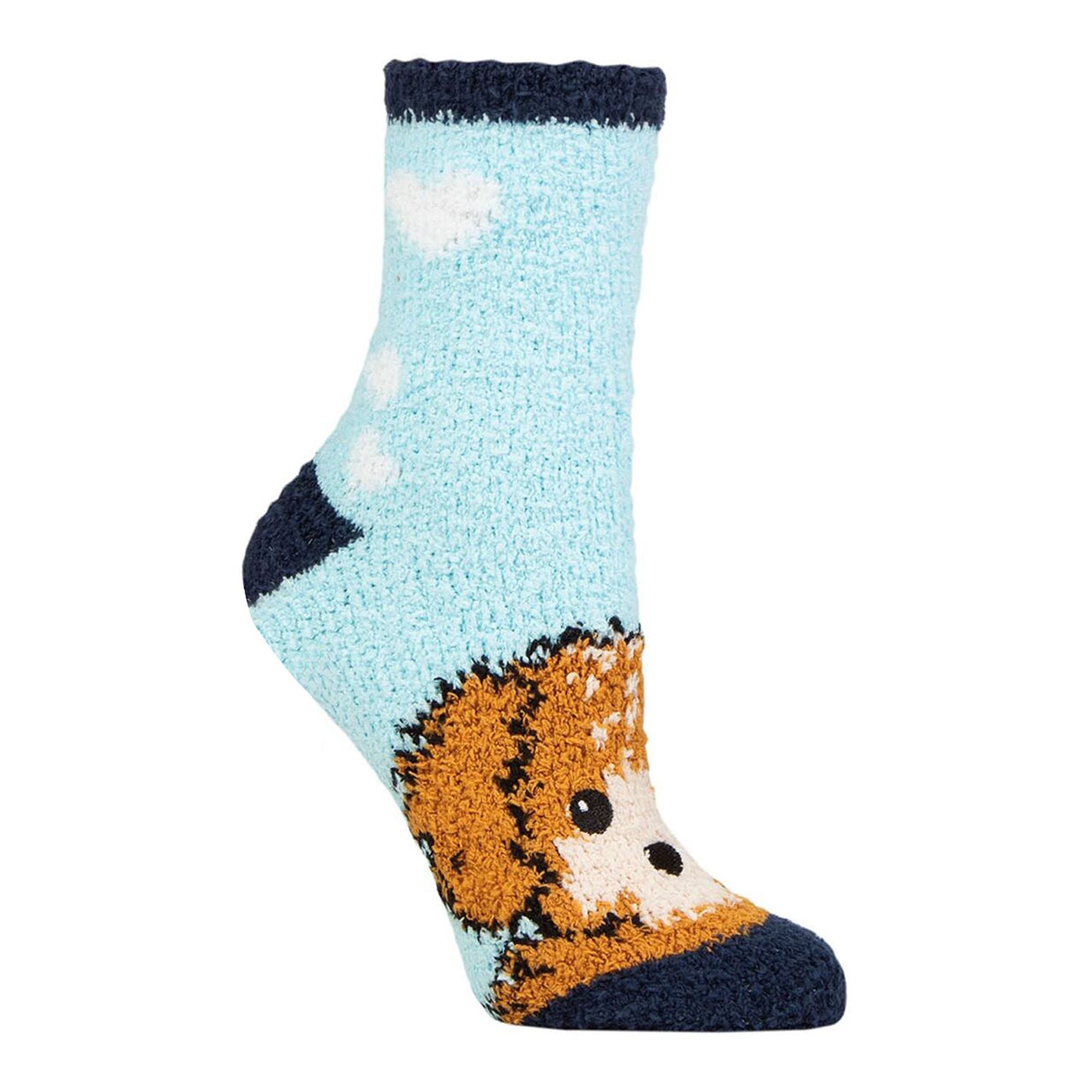 2 Pack Ladies Cozy Bed Socks in Gift Box | Warm Fleece Fluffy Lounge Socks