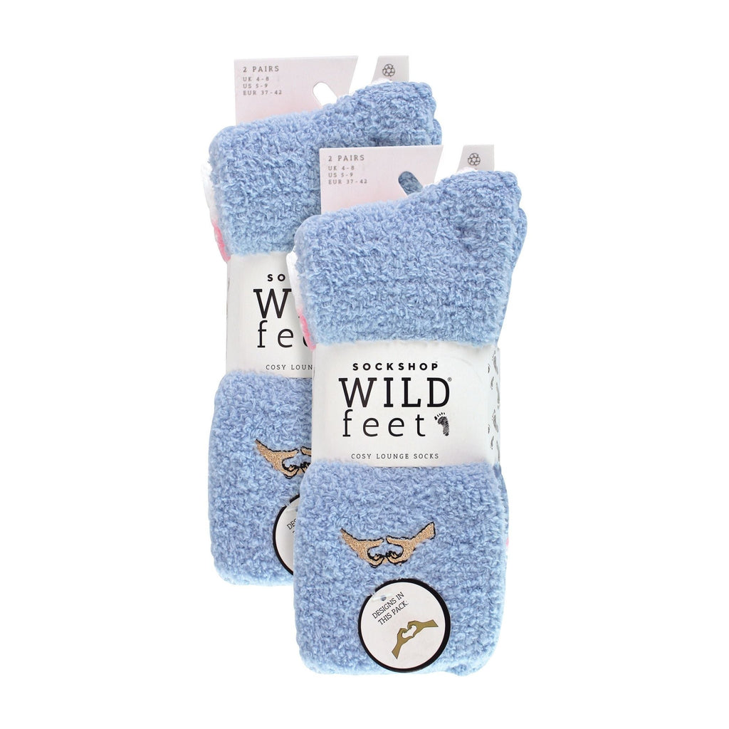 4 Pack Ladies Fleece Thermal Slipper Lounge Bed Socks for Ultimate Comfort