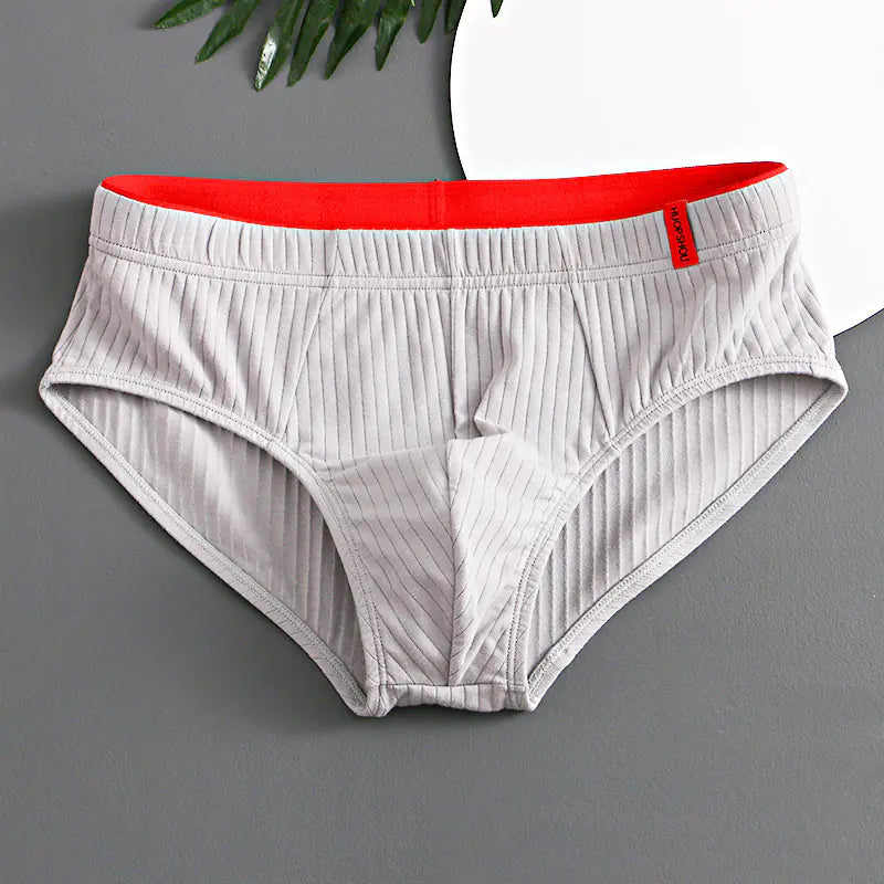 Trendy Men's Triangle Briefs - Breathable Cotton Underwear
