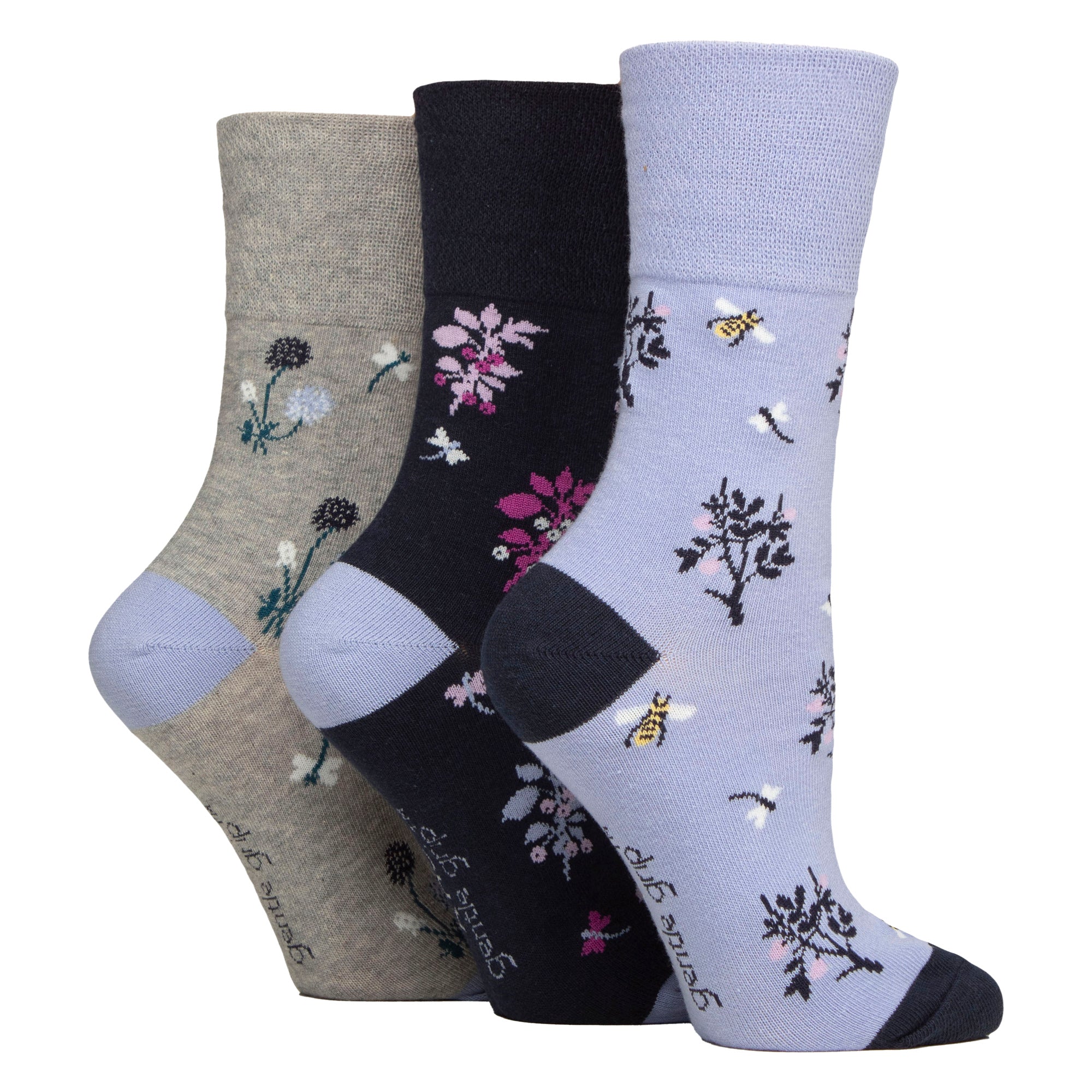6 Pairs Ladies Non Elastic Soft Top Diabetic Socks