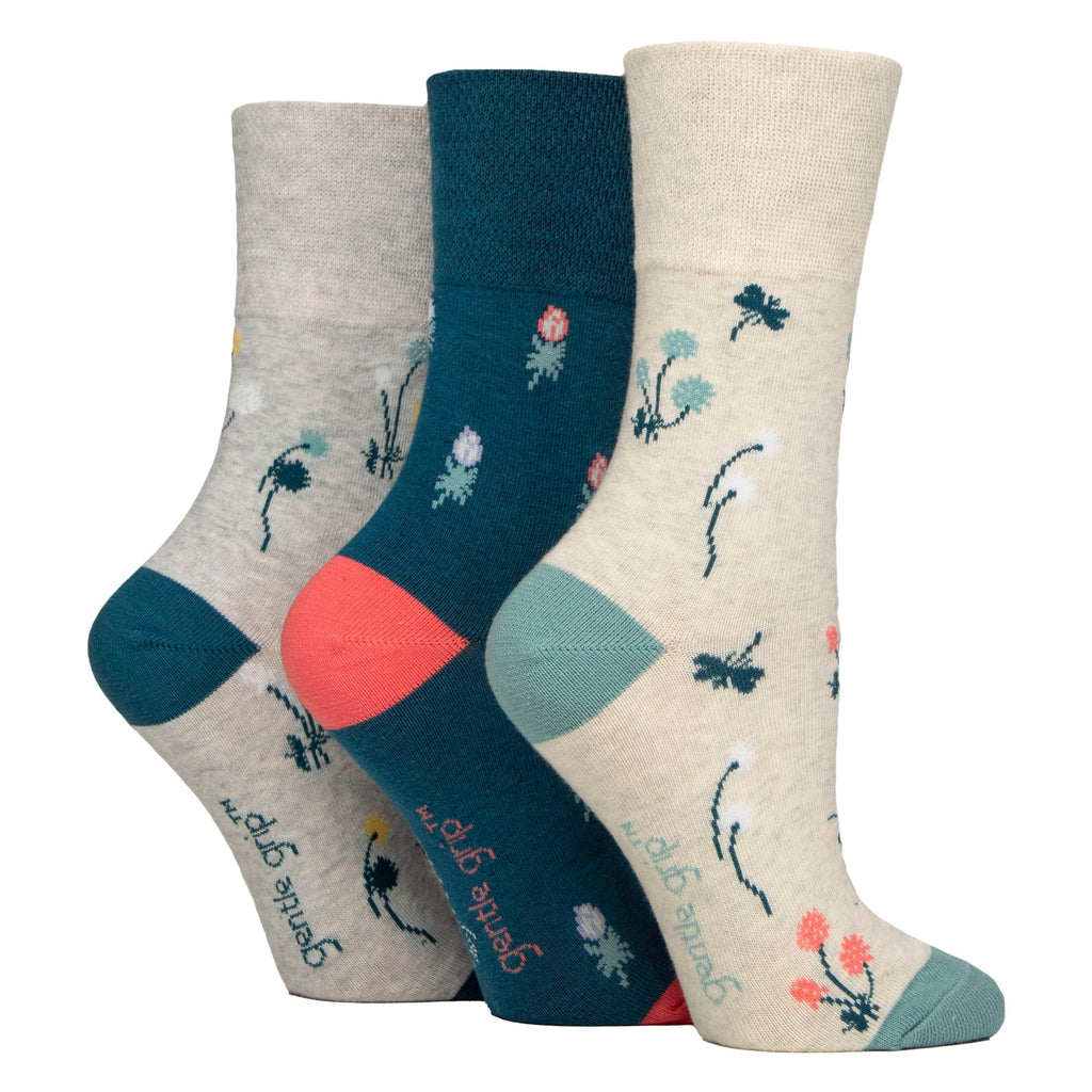 6 Pairs Ladies Non Elastic Soft Top Diabetic Socks