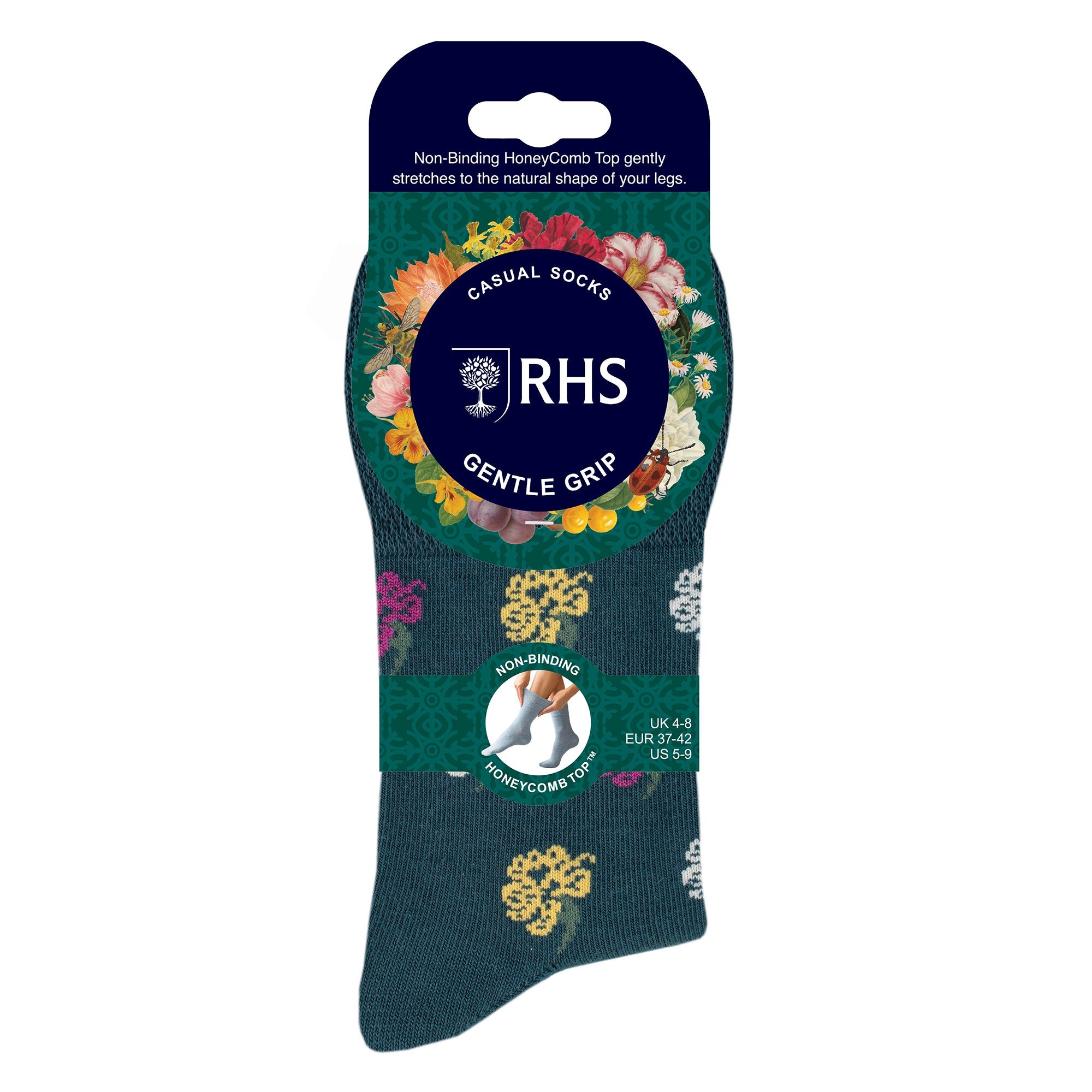 6 Pairs Ladies Non Elastic Soft Top Diabetic Socks