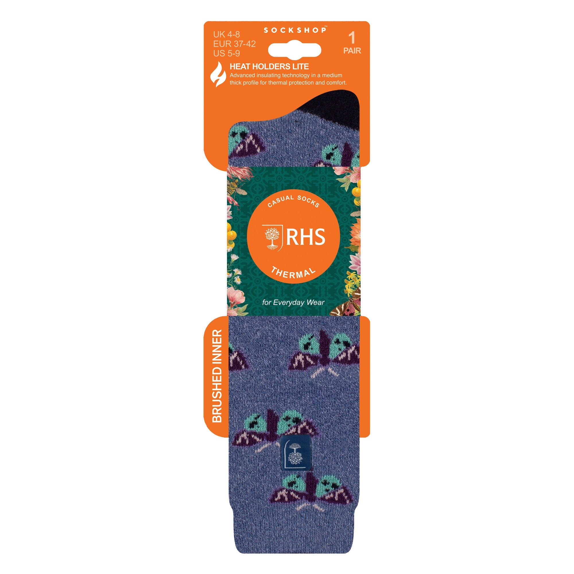 Long Wellington Boots Socks For Women | Floral Welly Socks