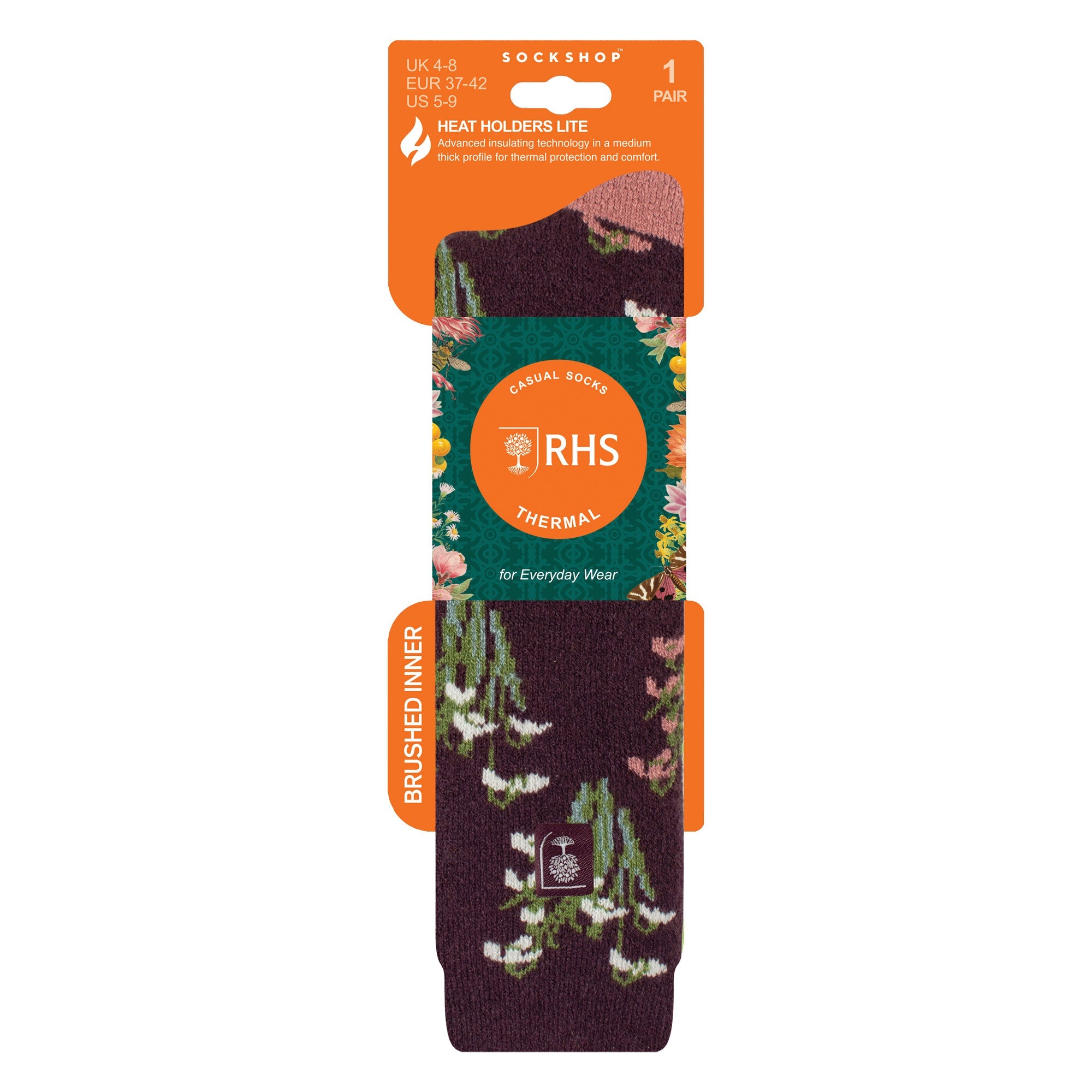 Long Wellington Boots Socks For Women | Floral Welly Socks