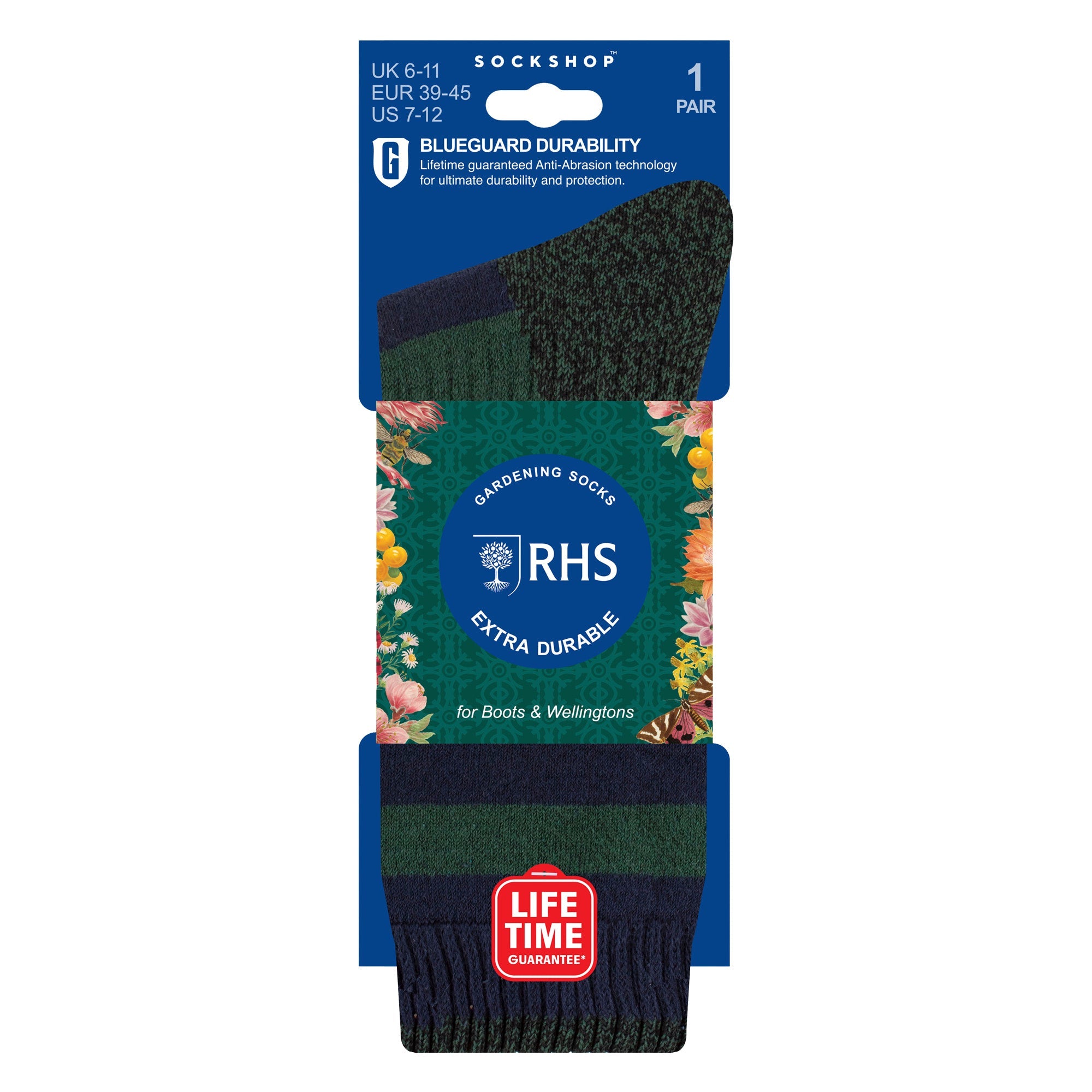 Mens Heavy Duty Thick Boot Socks | Long Lasting Gardening Crew Socks