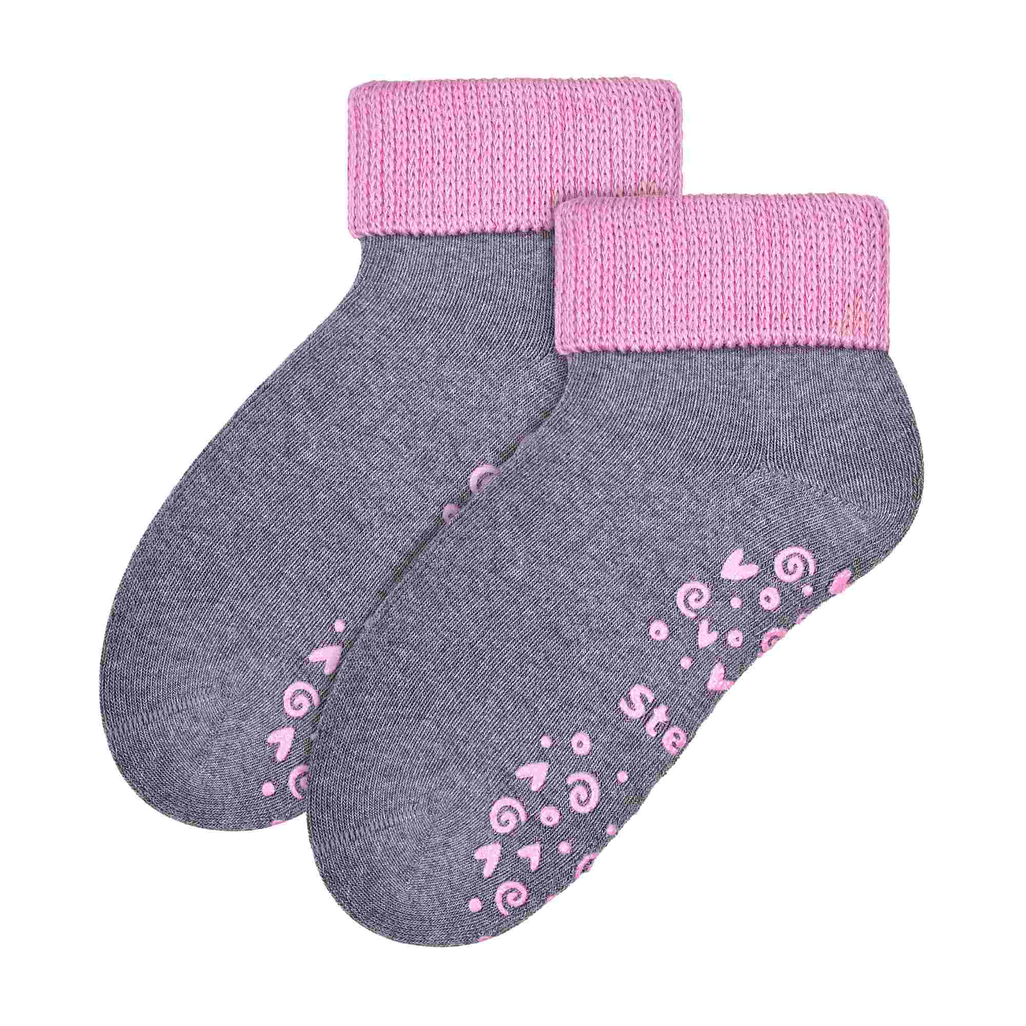 2 Pack Baby Toddler Anti Slip Socks (2 Sizes)