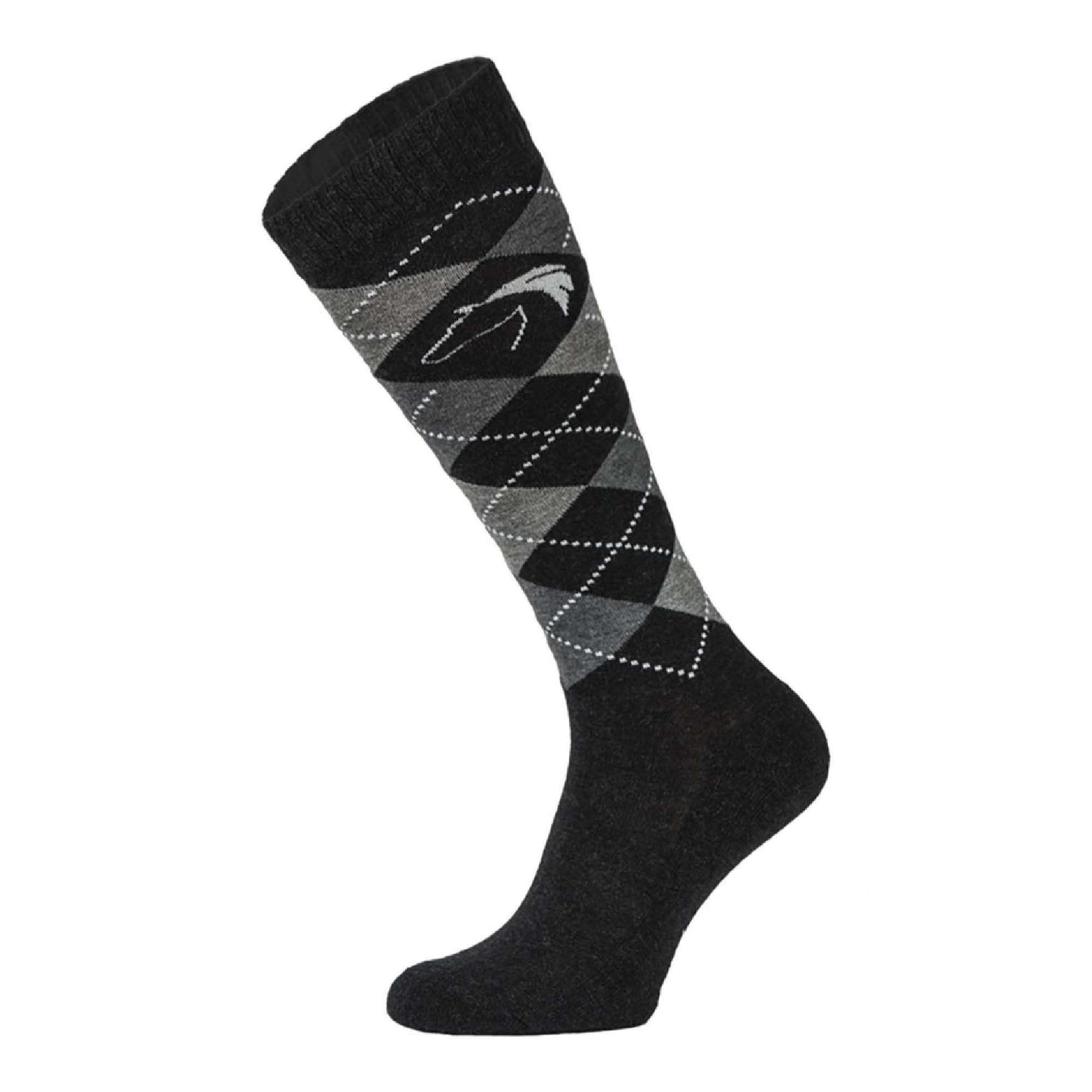 1 Pack Ladies Argyle Knee High Horse Riding Equestrian Socks