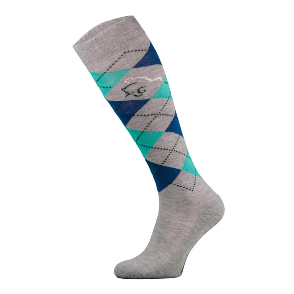 1 Pack Ladies Argyle Knee High Horse Riding Equestrian Socks