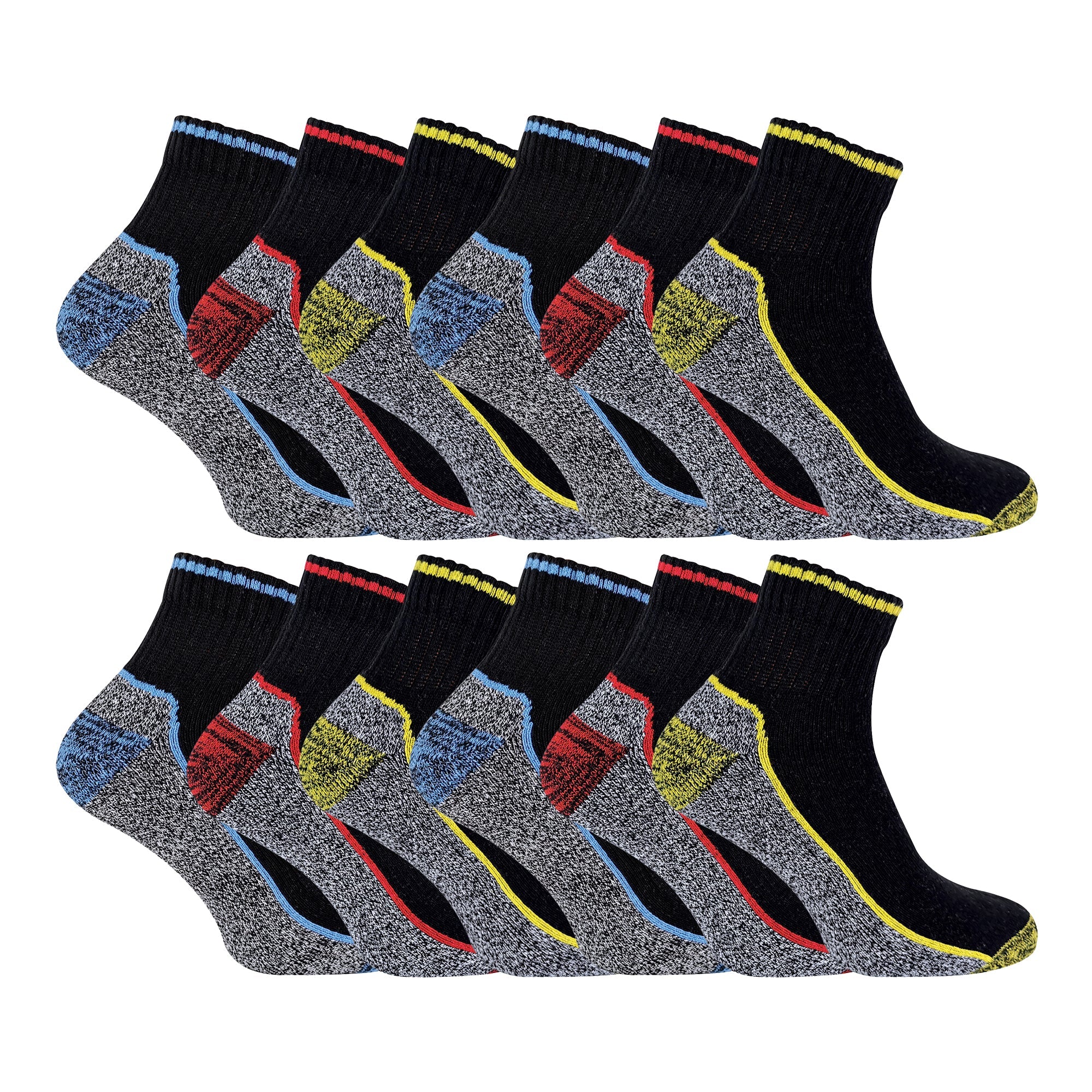Mens Ankle Soft Breathable Bamboo Work Socks for Summer (Multipack Options)