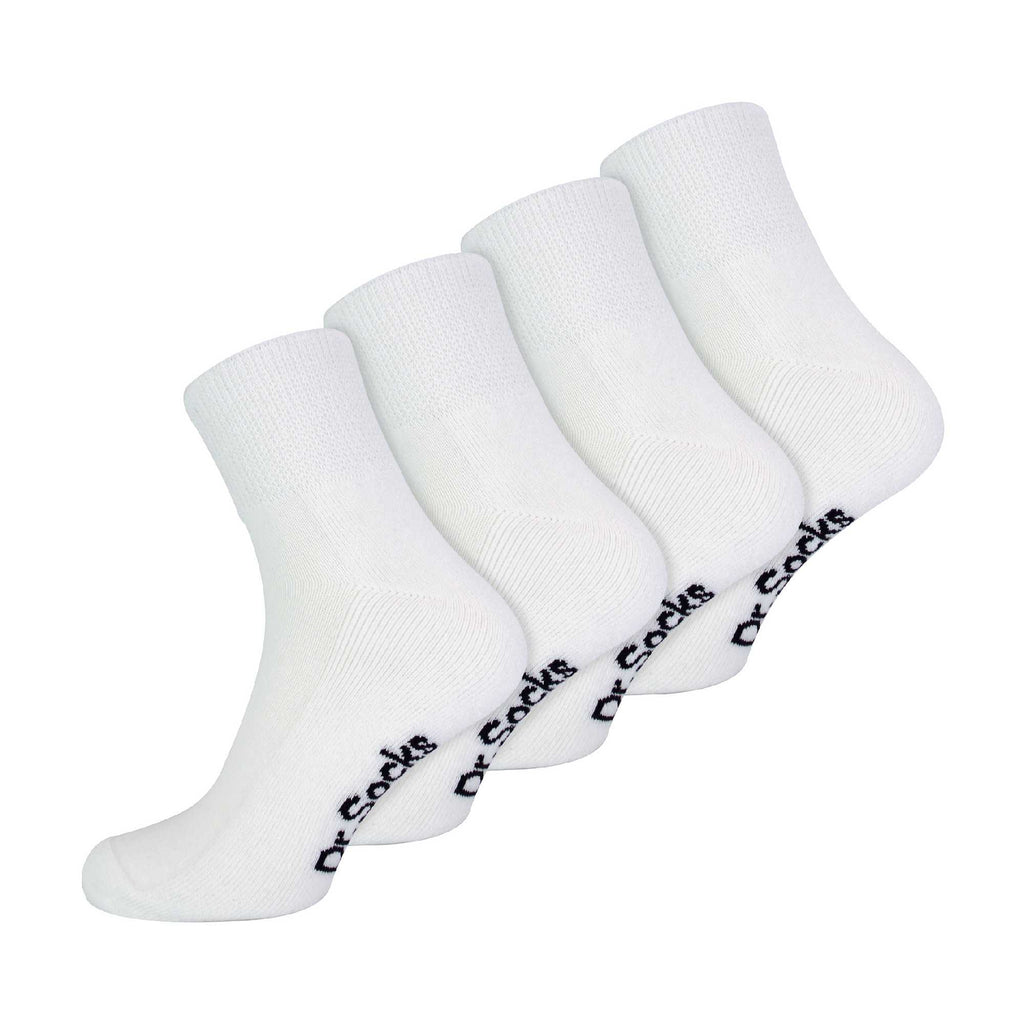 4 Pack Extra Wide Bamboo Diabetic Ankle Socks