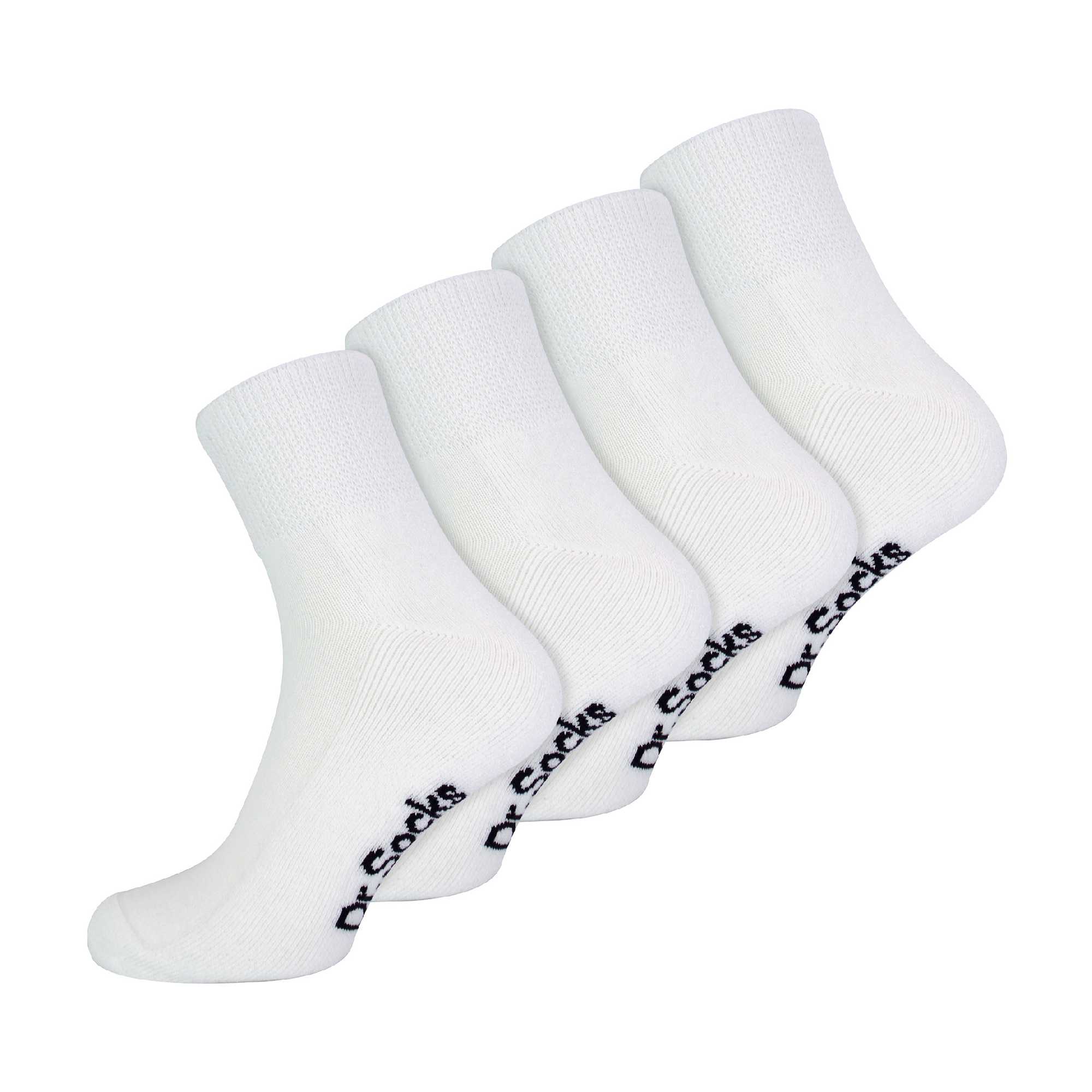 4 Pack Extra Wide Bamboo Diabetic Ankle Socks