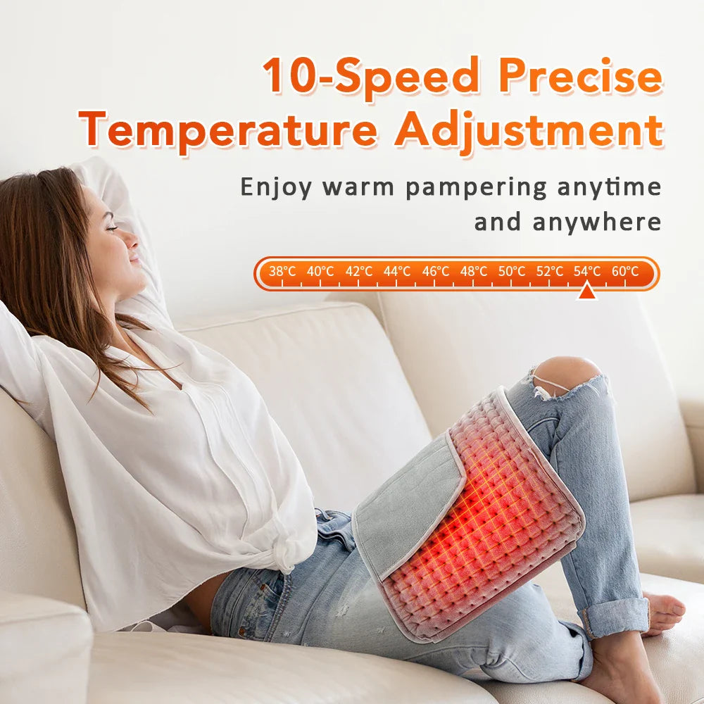 Electric Heating Waist Belt Warm Thermal Pad Office Home Temperature Control Waist Belt Warming Back Hand Warmer