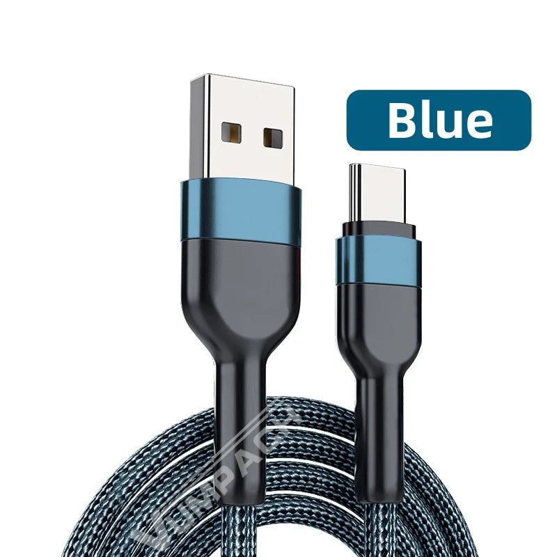 Fast usb c cable c type c cable Fast Charging Data Cord Charger For Samsung s21 xiaomi Vivio Iphone 16 15 Huawei Charging Cable