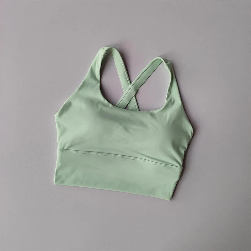 All-in-one Sports Bra Collection Breast High-intensity Professional Shock-proof Huddle Running Bra Yoga Fitness Bra Summer Cloth