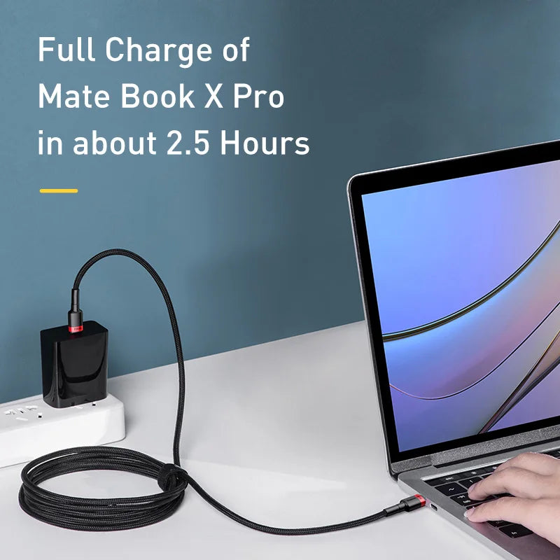 Baseus 100W USB C To USB Type C Cable USBC PD Fast Charging Cord USB-C TypeC Cable For iPhone 16 15 Pro Max Macbook Samsung POCO