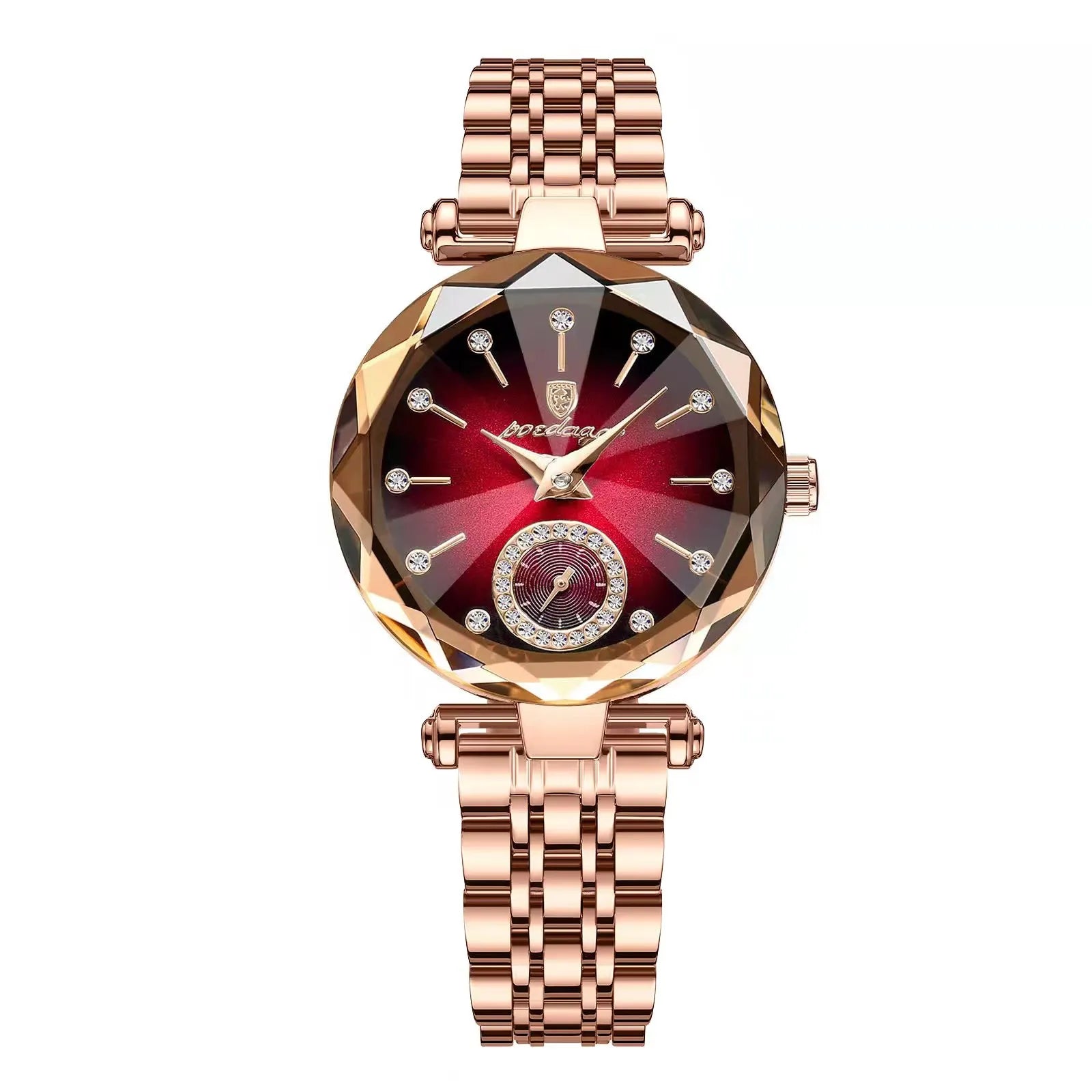 Luxury Elegant Ladies Wristwatch Waterproof Stainless Steel Watch for Woman