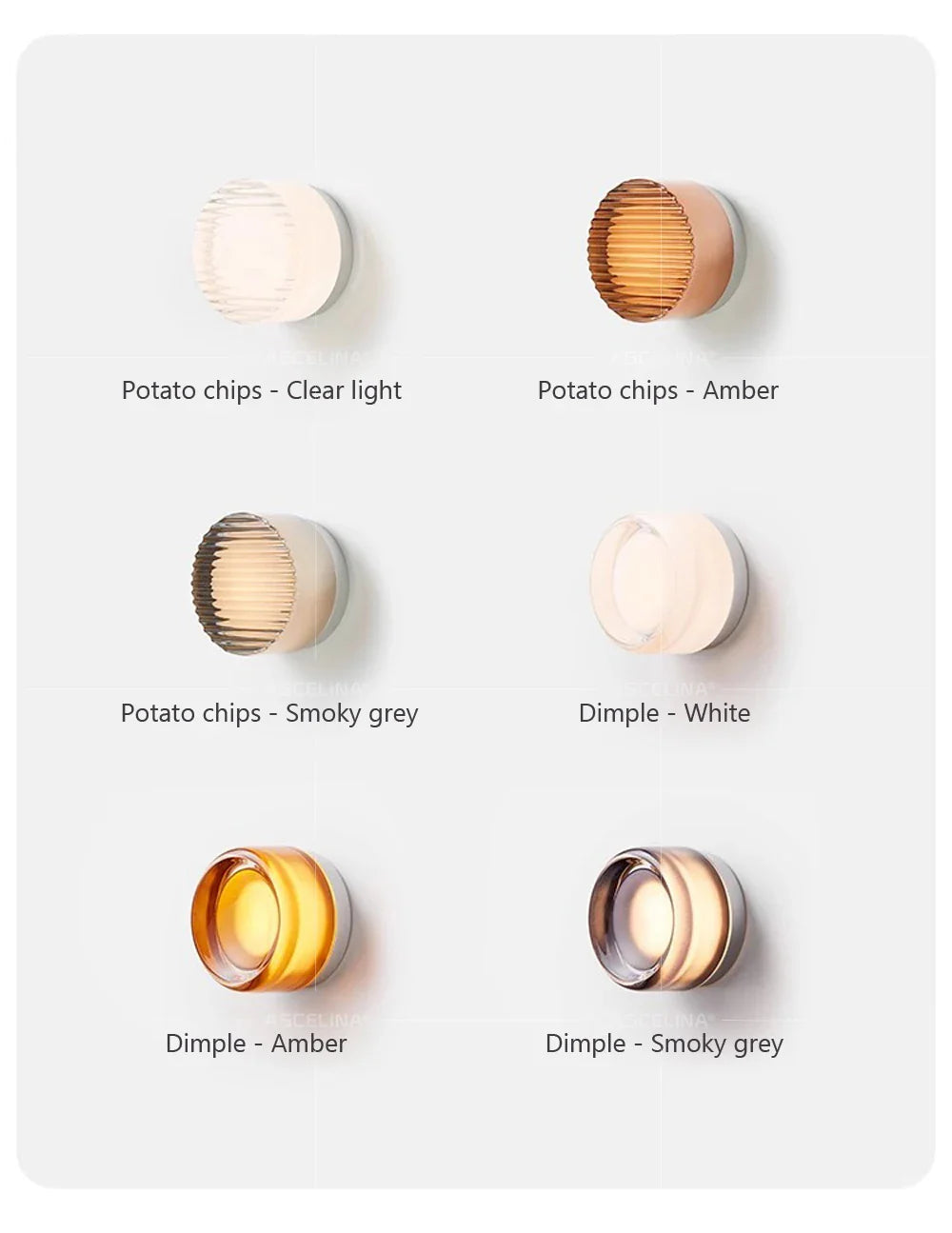 Modern Jelly LED Wall Lamp – Round Glass Wall Light