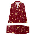 Christmas Hot Pyjamas Sets For Family Top And Pant Christmas Satin Suits