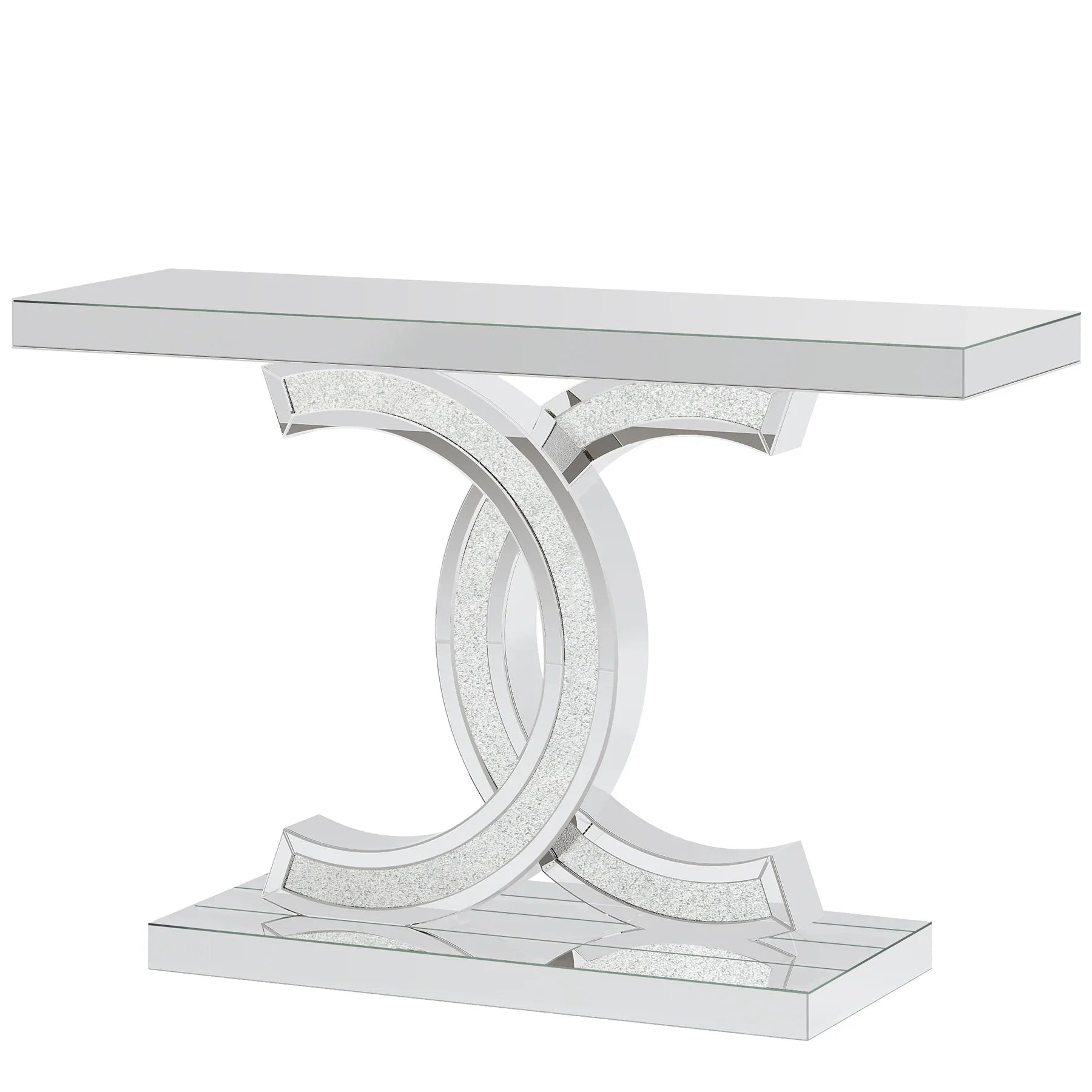 Gold Entryway Table, Modern 39-Inch Console Faux Marble Narrow Wood Sofa with