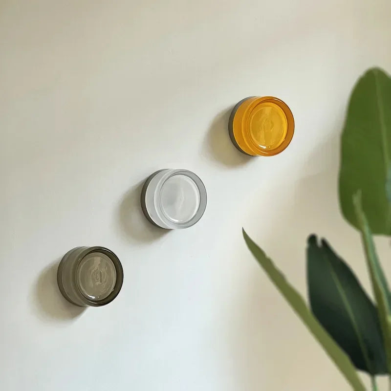 Modern Jelly LED Wall Lamp – Round Glass Wall Light