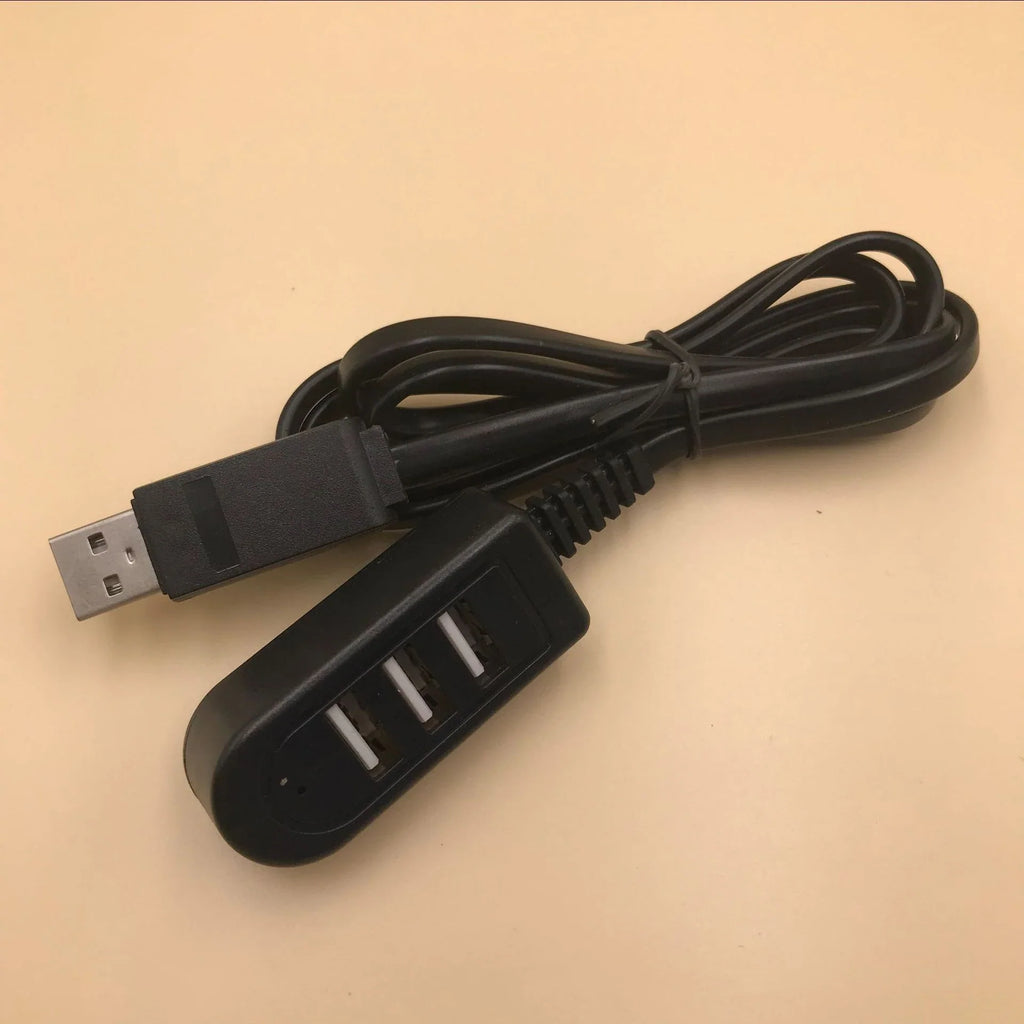 3 In 1 USB Splitter Socket Multi-function 3A Charger Converter USB Port Hub Digital Data Cables Accessories Extension Cable Line