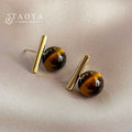 New French Minimalist Grey Imitation Pearl Pendant Earrings 2025 Fashion Jewelry Daily Wear Accessories for Girls Women‘s Party