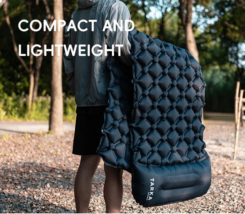TARKA Inflatable Camping Mats Air Cushion With Pillow Outdoor Tourist Sleeping Pad Self-Inflating   Mattress For Hiking Climbing