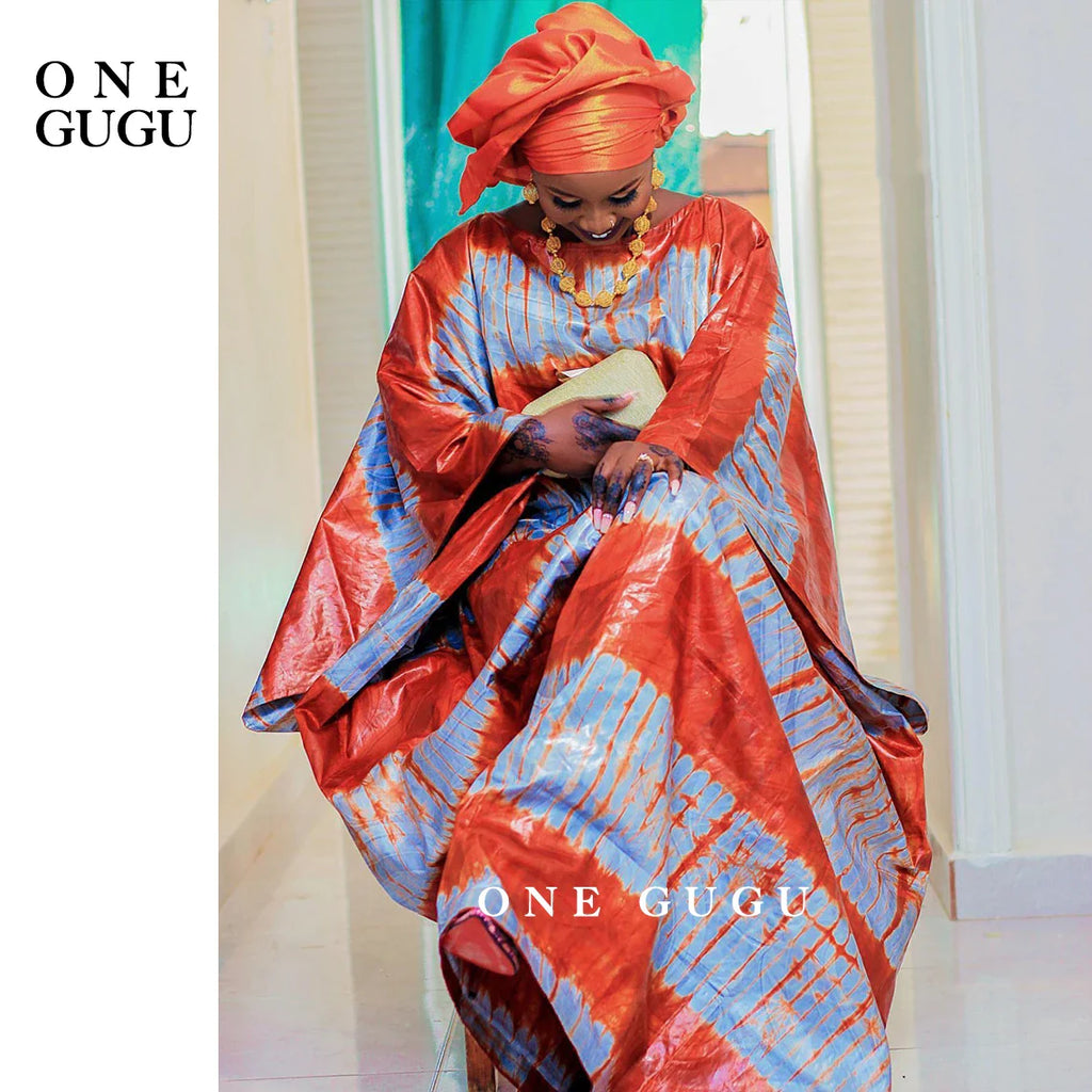 Unique Perfumed First Quality African Dashiki Basin Dress Nigerian Origianl Printing Bazin Riche Wedding Party Boubou Robe