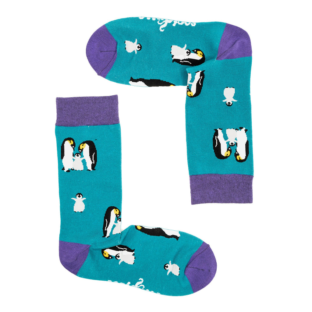 1 Pack Mens & Ladies Bird Pattern Crew Cotton Socks