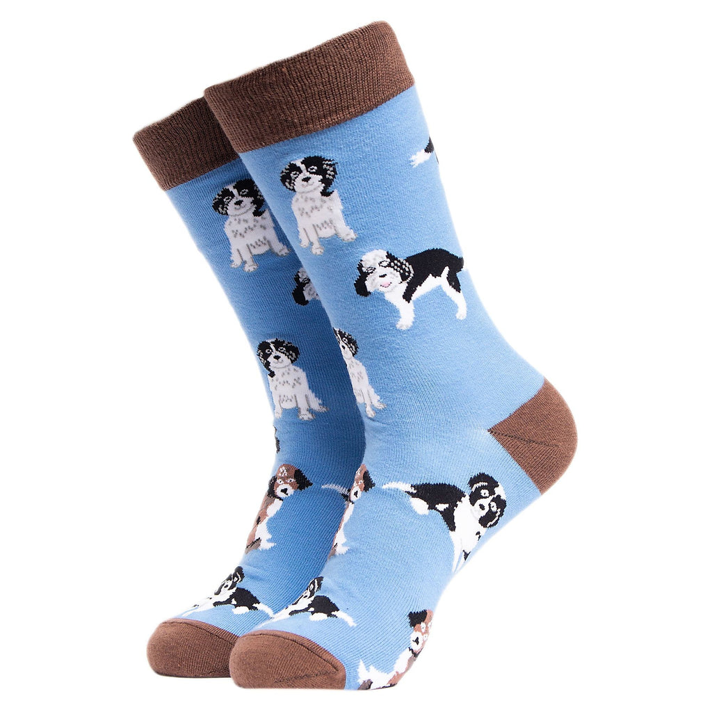 1 Pack Mens & Ladies Novelty Dog Crew Cotton Socks